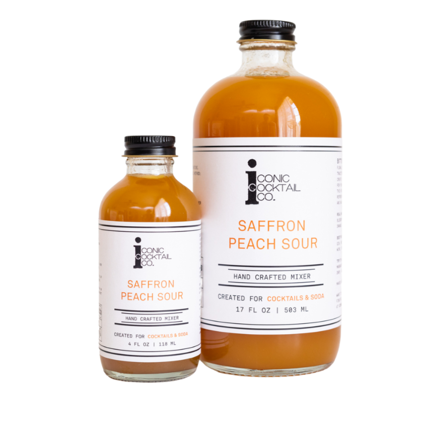 Saffron Peach Sour